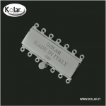 CHIUSURA A CASSETTA PER LEGATURA A 7 FILI INCISA